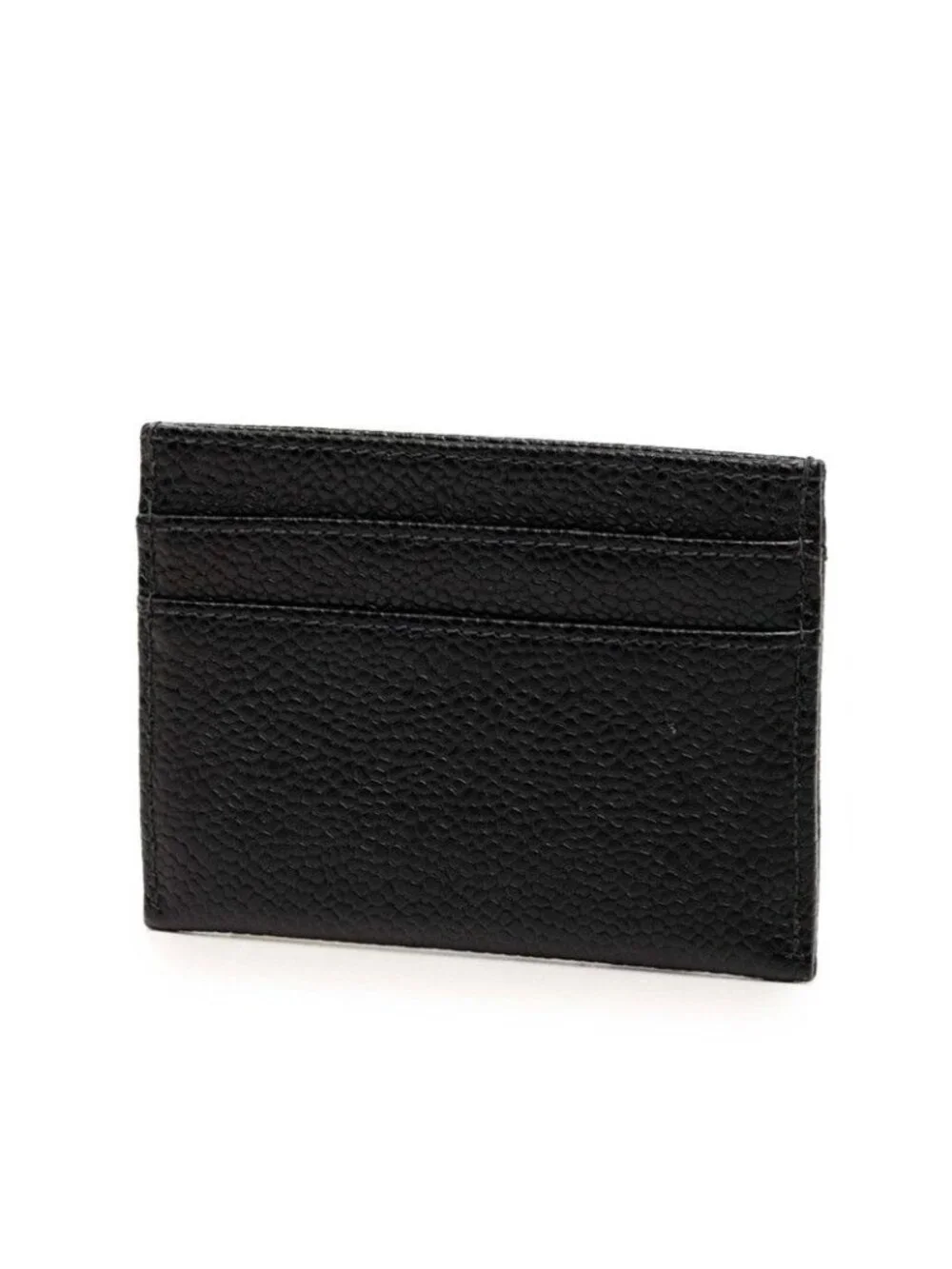 Chanel CC Logo Card Case Black Caviar Leather